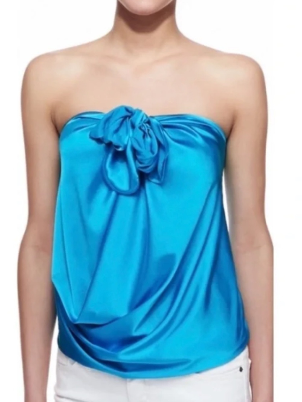 Turquoise Ramy Brook Harriet Top - Picture 2 of 6